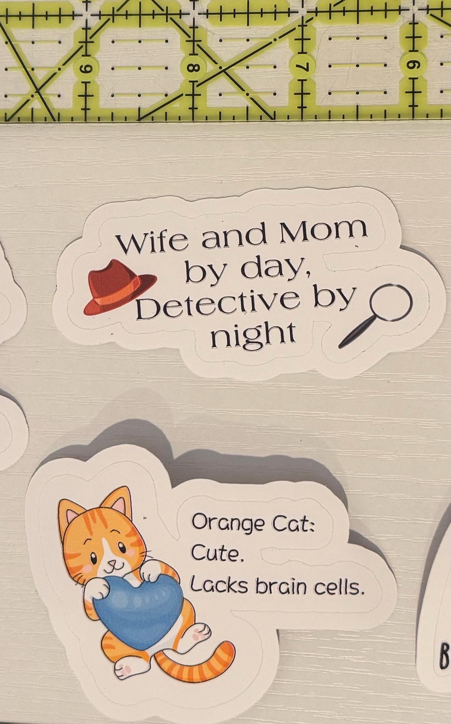 Matte Vinyl Stickers: Animals, Inspirational, Funny