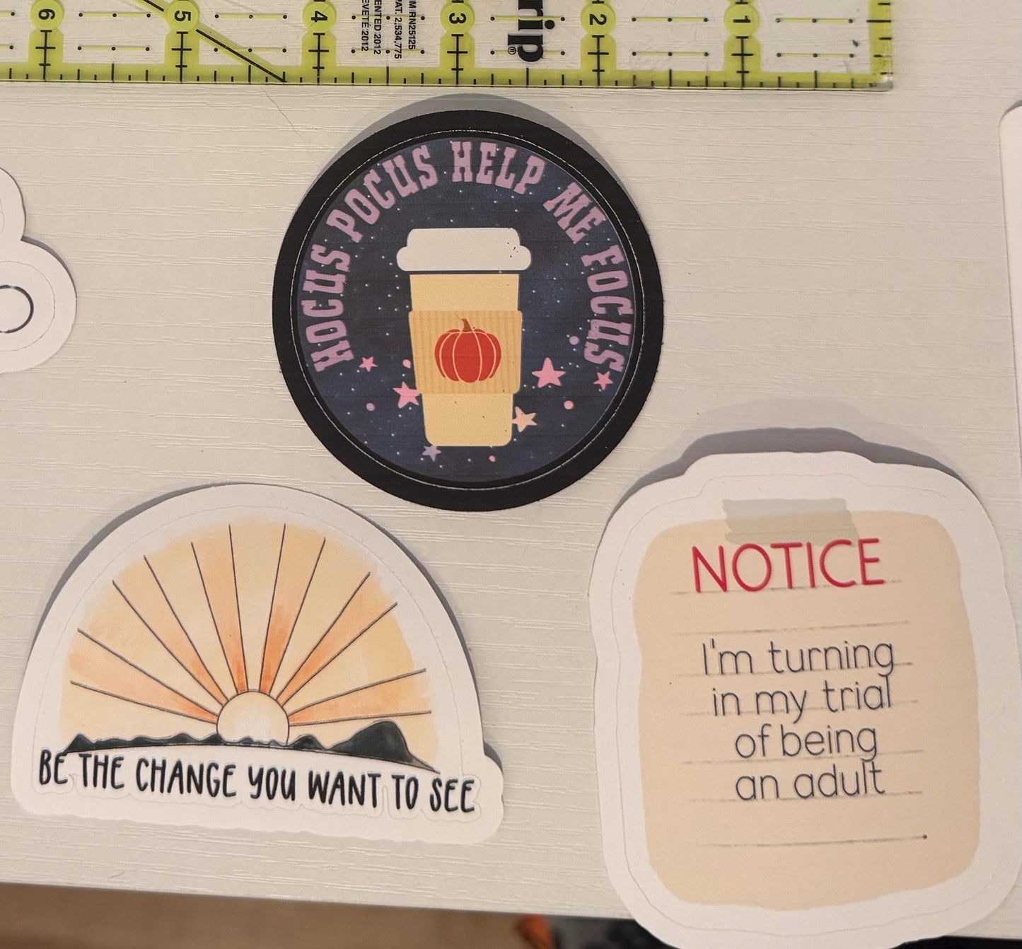 Matte Vinyl Stickers: Animals, Inspirational, Funny