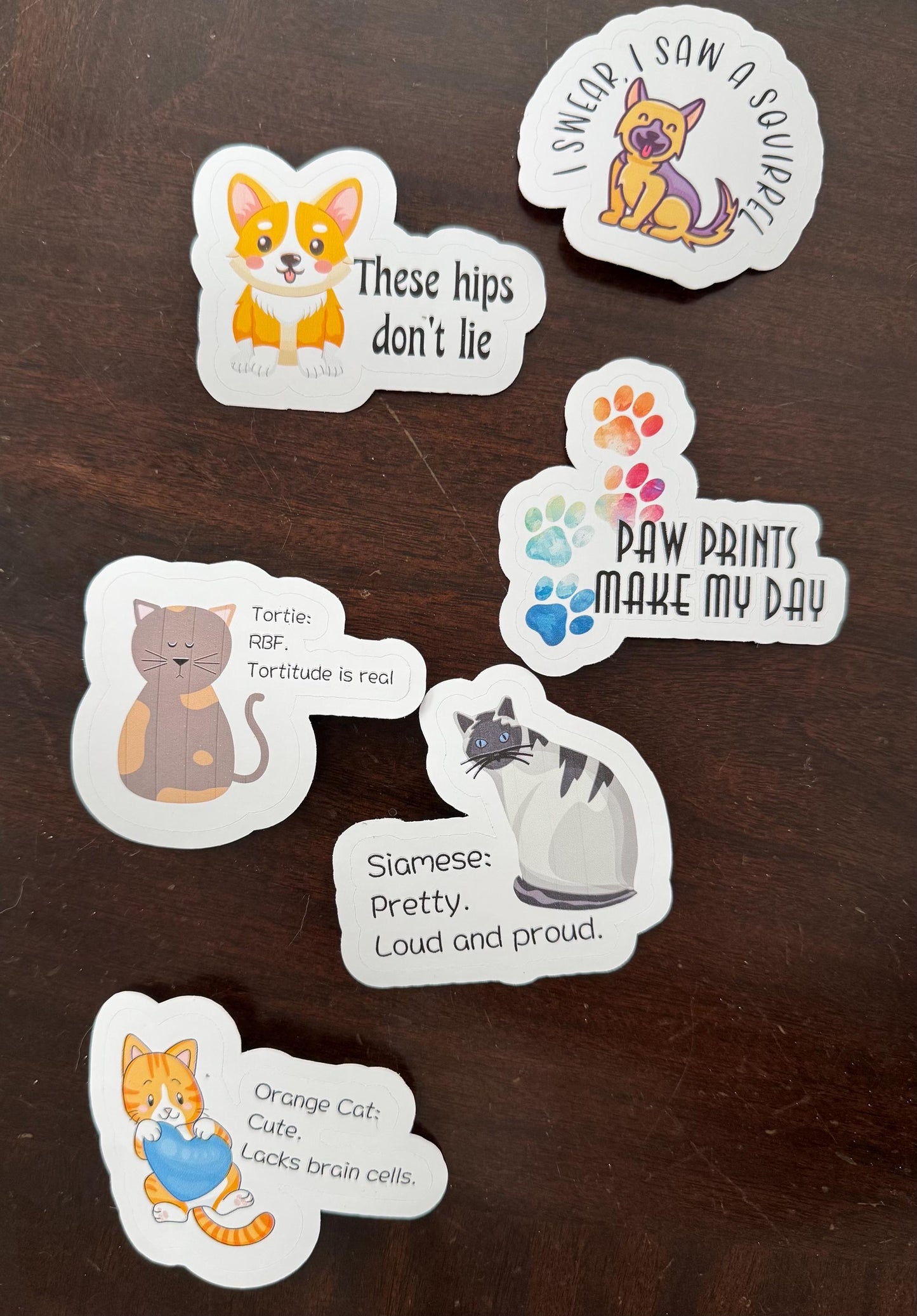 Matte Vinyl Stickers: Animals, Inspirational, Funny