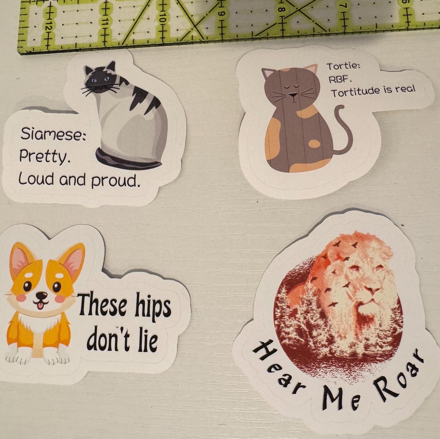 Matte Vinyl Stickers: Animals, Inspirational, Funny