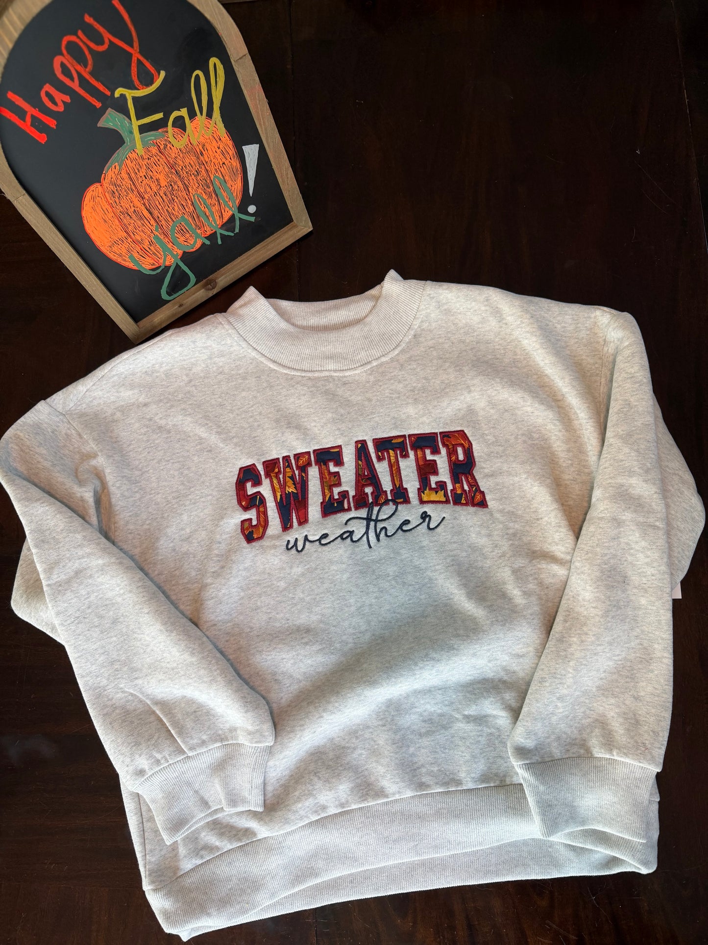 Sweater Weather Mockneck Sweatshirt