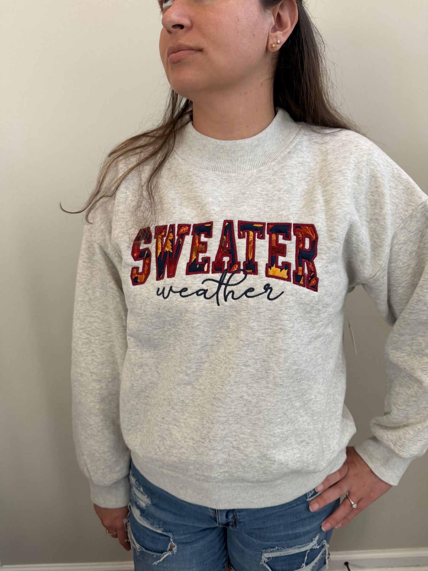 Sweater Weather Mockneck Sweatshirt
