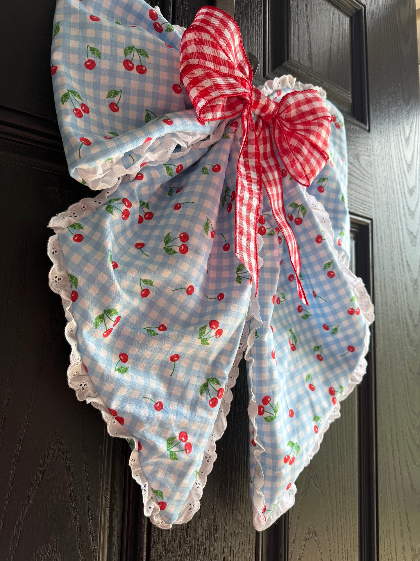 Cherry Daze Door Hanger Bow
