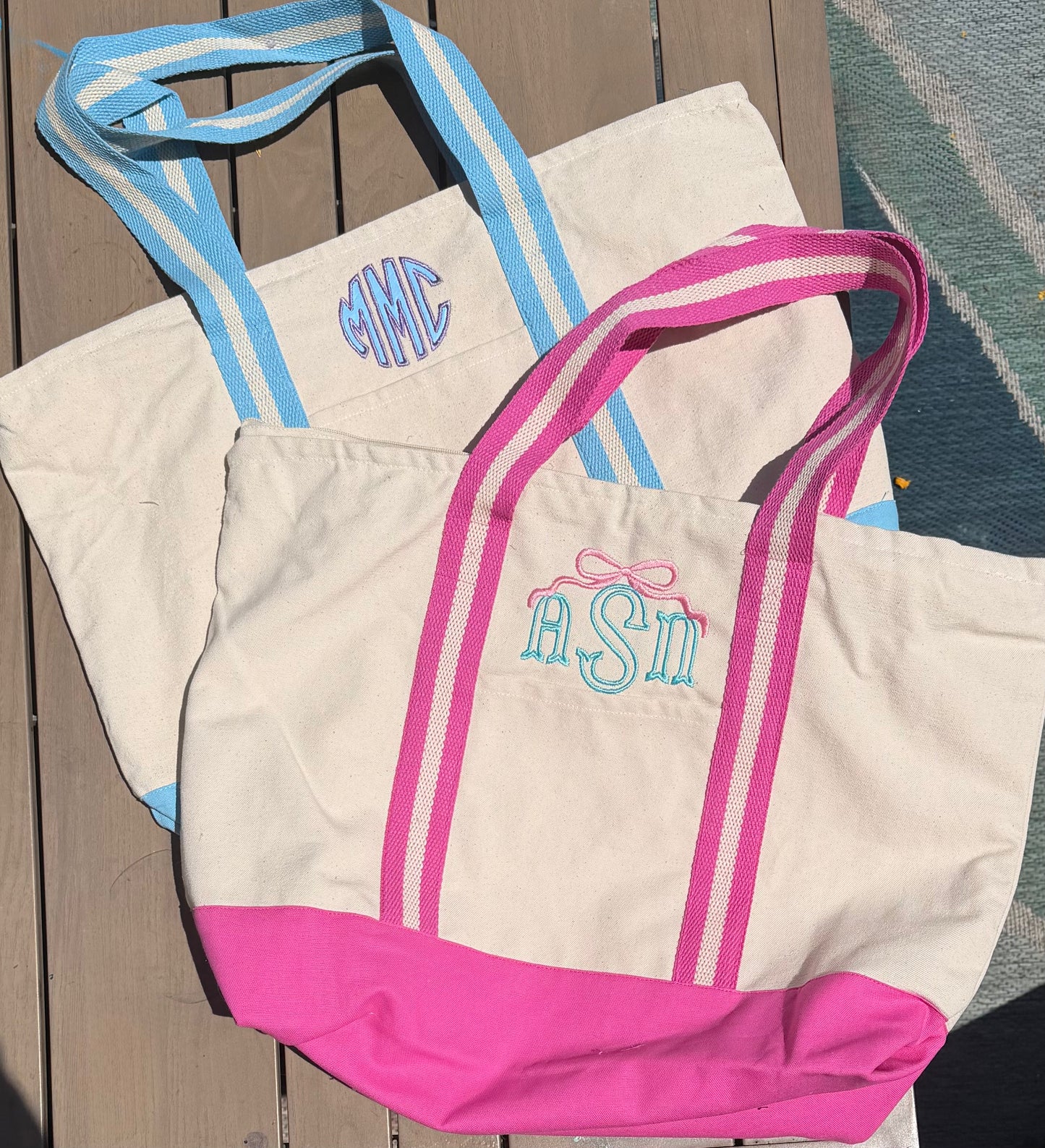 Embroidered Tote Bag