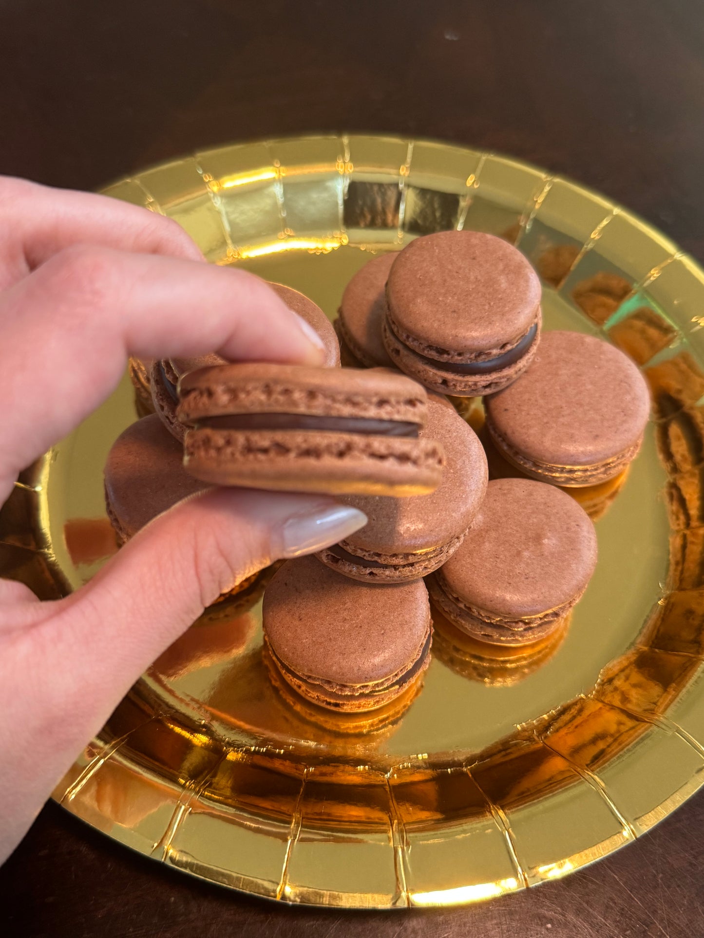 Cinnamon-Chocolate Bomb Macarons Recipe