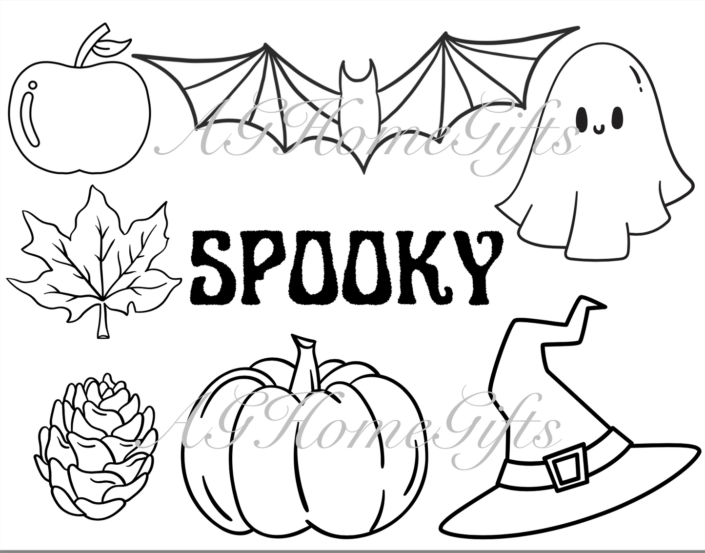 Seasons Coloring Book