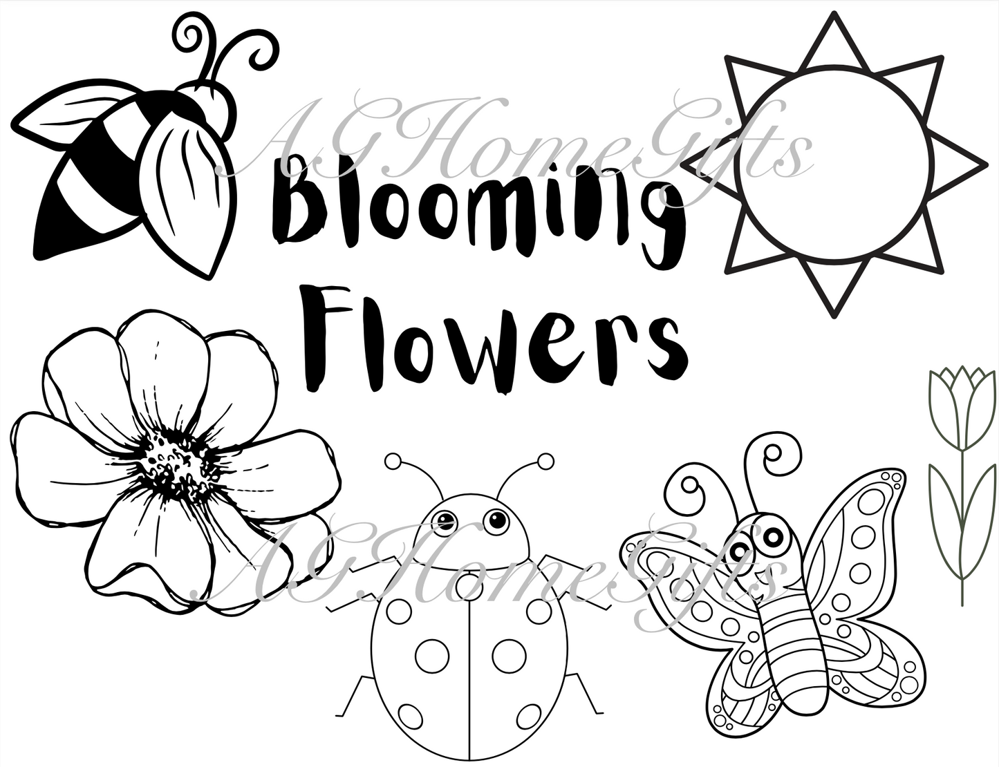 Seasons Coloring Book