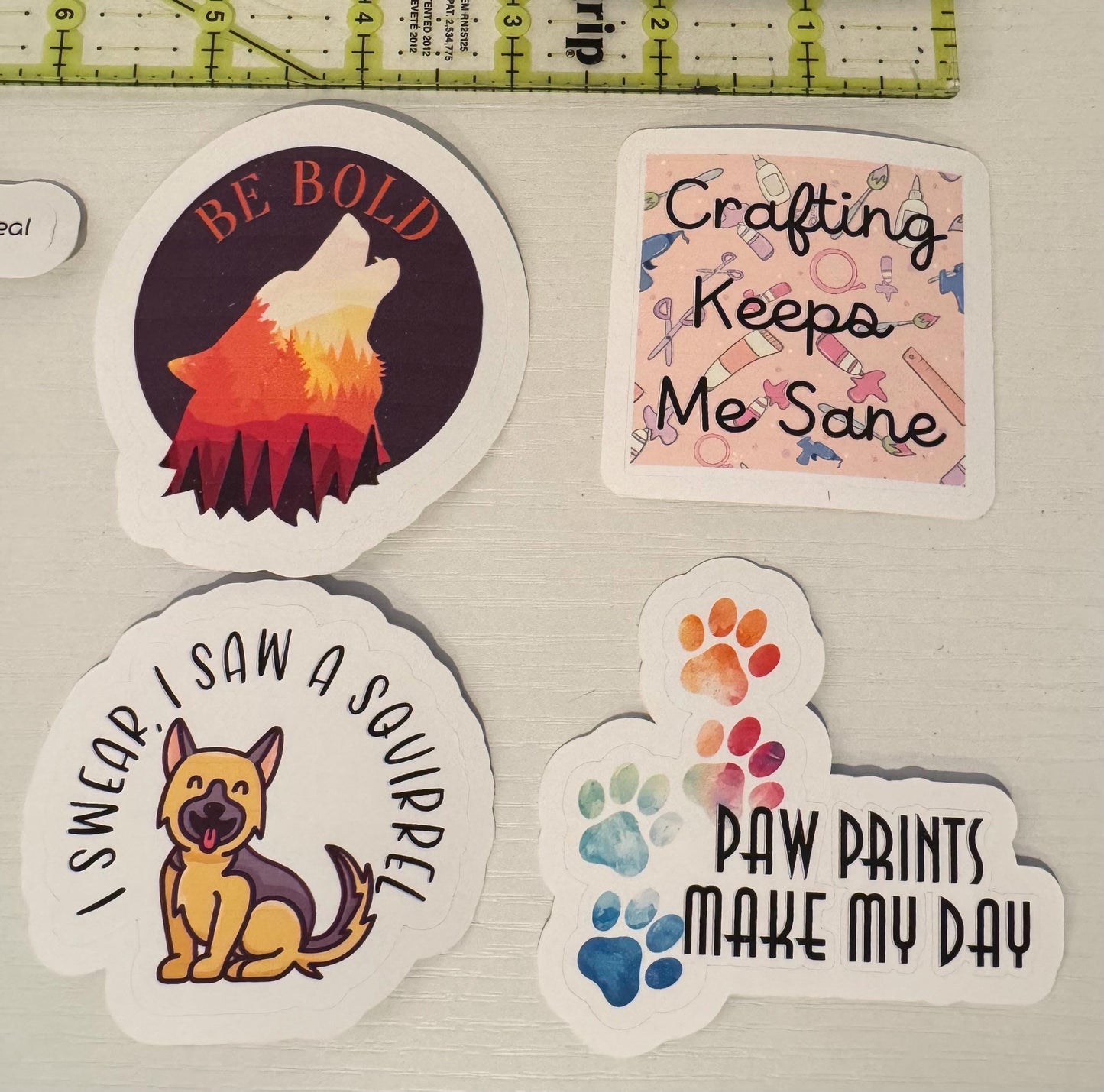Matte Vinyl Stickers: Animals, Inspirational, Funny